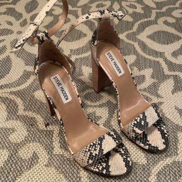 Steve Madden Snakeskin Heels 
